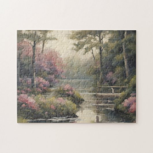 Tranquil Lake Puzzel, 11 "x 14", 252 stuks Legpuzzel (Horizontaal)