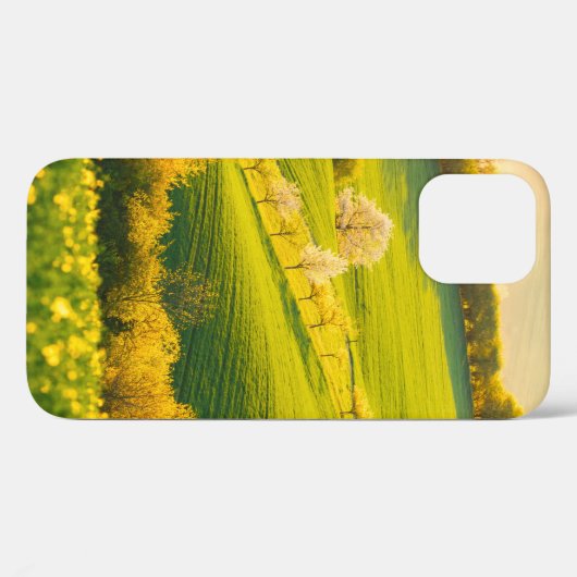 Tranquil landschap in zonnestralen. Mooie su Case-Mate iPhone Case (Achterkant (horizontaal))