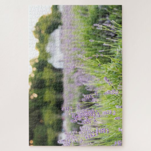 Tranquil Lavendel veld Legpuzzel (Verticaal)