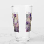 Tranquil Lavendel Velden Pint Glas - 16oz (Links)
