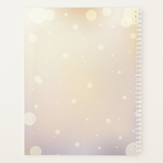 Tranquil Lotus Hardcover Daily Planner (Achterkant)
