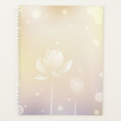 Tranquil Lotus Hardcover Daily Planner (Voorkant)