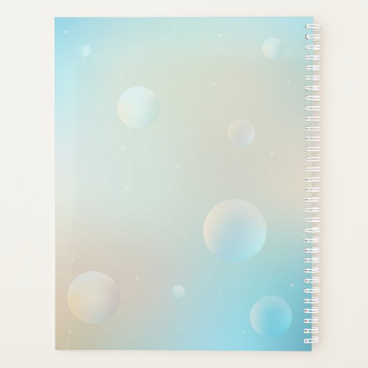 Tranquil Lotus Hardcover Daily Planner (Achterkant)