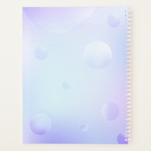 Tranquil Lotus Hardcover Daily Planner (Achterkant)