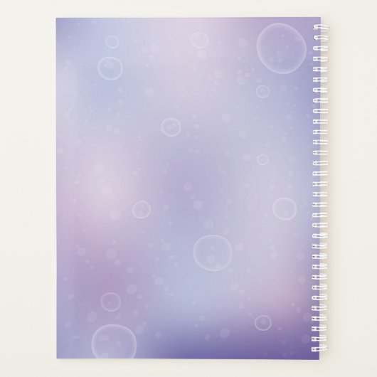 Tranquil Lotus Hardcover Daily Planner (Achterkant)