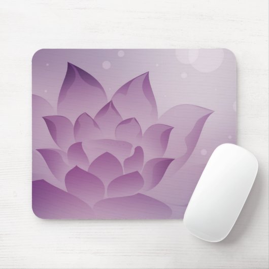 Tranquil Lotus Mouse Pad Muismat (Met muis)