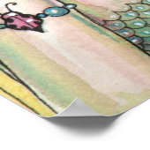 Tranquil Mermaid Poster van Molly Harrison (Hoek)