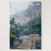 Tranquil Misty Morning Rainforest Marry Me Puzzle Legpuzzel (Verticaal)
