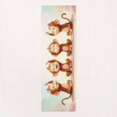 Tranquil Monkeys Trio Yoga Set Yogamat (Voorkant)