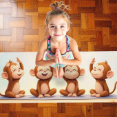 Tranquil Monkeys Trio Yoga Set Yogamat