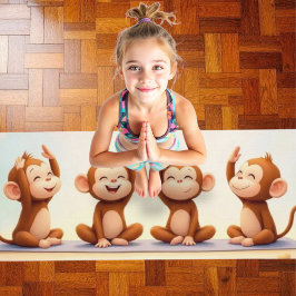 Tranquil Monkeys Trio Yoga Set Yogamat