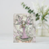 Tranquil Moon Flower Fairy Briefkaart (Staand voorkant)
