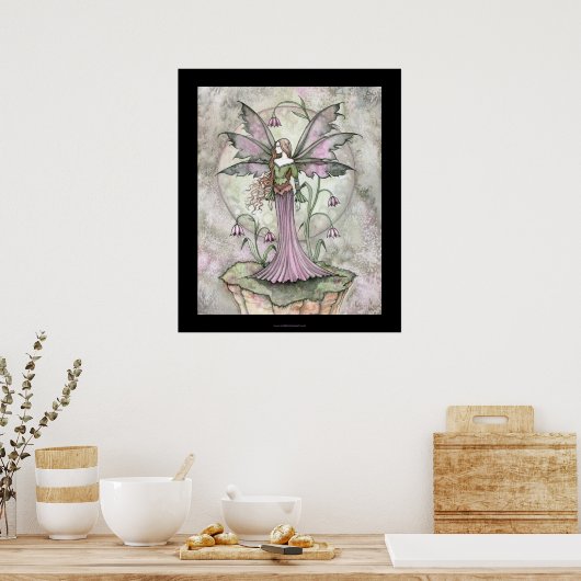 Tranquil Moon Flower Fairy Poster (Keuken)