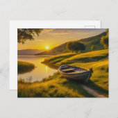 Tranquil Morning Sunrise Briefkaart (Voorkant / Achterkant)