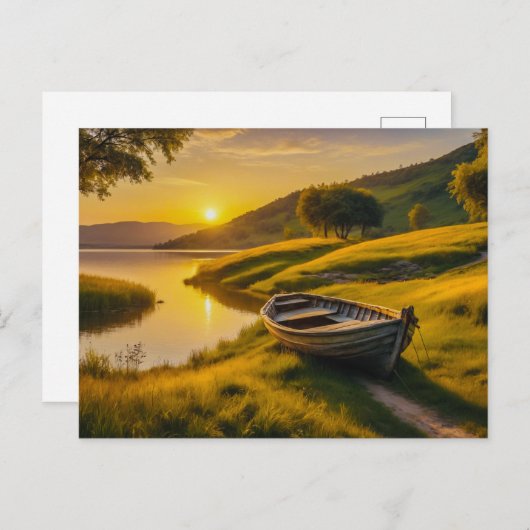 Tranquil Morning Sunrise Briefkaart (Voorkant / Achterkant)