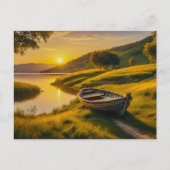 Tranquil Morning Sunrise Briefkaart (Voorkant)