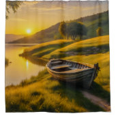 Tranquil Morning Sunrise Douchegordijn (Voorkant)