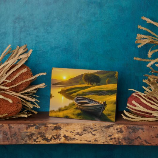 Tranquil Morning Sunrise Fotoplaat (Zijkant)