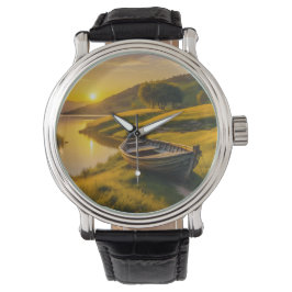 Tranquil Morning Sunrise Horloge