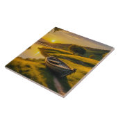 Tranquil Morning Sunrise Tegeltje (Zijkant)