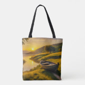 Tranquil Morning Sunrise Tote Bag (Achterkant)
