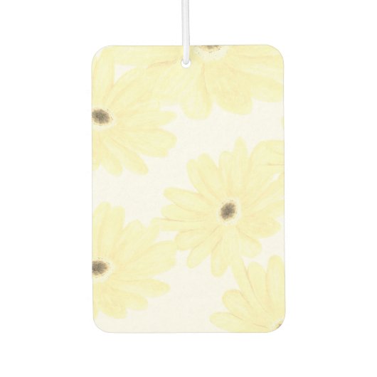 Tranquil Morning Yellow Flowers  Luchtverfrisser (Voorkant)