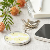 Tranquil Morning Yellow Flowers  Sleutelhanger (Zijkant)