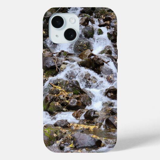 Tranquil Mossy Cascade iPhone Case (Achterkant)