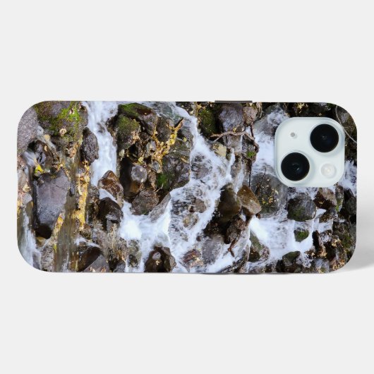 Tranquil Mossy Cascade iPhone Case (Achterkant (horizontaal))