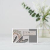 Tranquil Natuur-Met Abstract Visitekaartje (Staand voorkant)