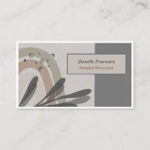 Tranquil Natuur-Met Abstract Visitekaartje (Voorkant)