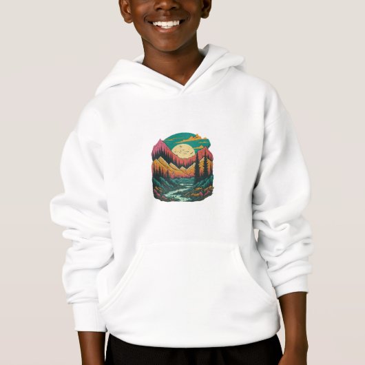 Tranquil Natuur Scenery Hoodie (Voorkant)