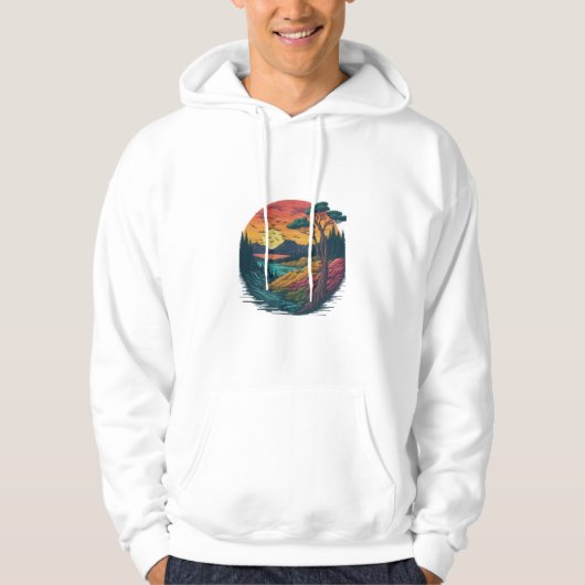 Tranquil Natuur Scenery Hoodie (Voorkant)