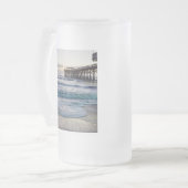 Tranquil nieuwjaar matglas bierpul (Voorkant links)