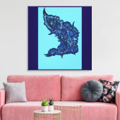 Tranquil Oasis Canvas Afdruk (Insitu (Woonkamer))