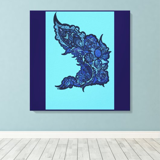 Tranquil Oasis Canvas Afdruk (Insitu (Houten vloer))