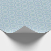 Tranquil Ocean Hues Zachte geometrie Cadeaupapier (Hoek)