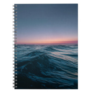 Tranquil Ocean Sunset Waves Notitieboek