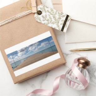 Tranquil Ocean Vibes Rechthoekige Sticker