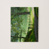 Tranquil pad-zomerlandschap legpuzzel (Verticaal)