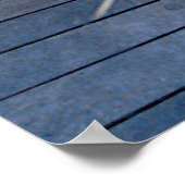 Tranquil Park Bridge Fotografische print (Hoek)