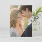 Tranquil Pastel Floral Photo Kaart (Staand voorkant)