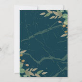 Tranquil Reflections ingelijst Leafy Green Sympath Kaart (Achterkant)