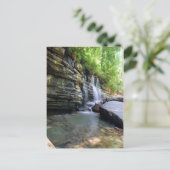Tranquil Relaxing Summer Waterfall - Tennessee Briefkaart (Staand voorkant)