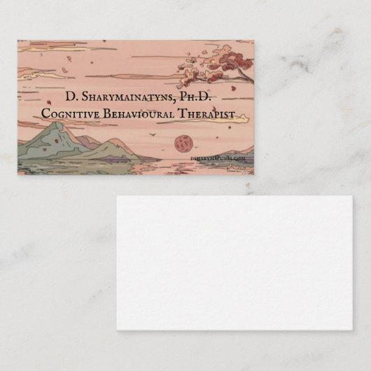 Tranquil Scene Professional Visitekaartje (Voorkant / Achterkant)