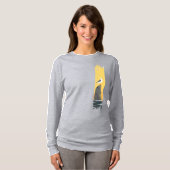 Tranquil Seagull Brushstroke Paint T-shirt (Voorkant volledig)