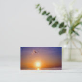 Tranquil Seascape Two Sided Appointment Card Afsprakenkaartje (Staand voorkant)