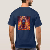 Tranquil Shiva Art T-shirt (Achterkant)