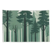 Tranquil Silhouet Bos Kussensloop (Achterkant-Rechts)