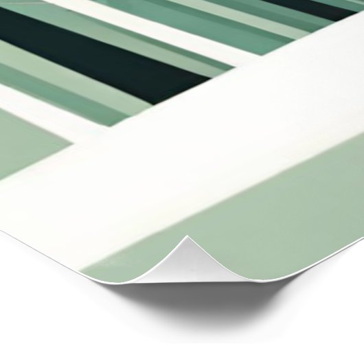 Tranquil Silhouet Bos Perfect Poster (Hoek)